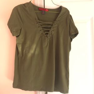 Olive colored shirt